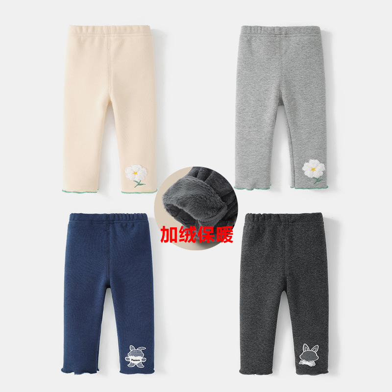 婴幼儿打底裤春秋款小童新款薄款秋季外穿长裤女宝宝儿童秋装裤子