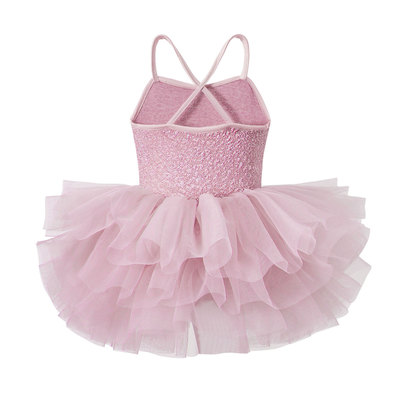 儿童舞蹈服跨境女童吊带芭蕾舞裙 gymnastics leotards for girls