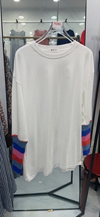 长袖 Bod 竹节棉宽松Boxy 100%棉BCI面料控 T恤