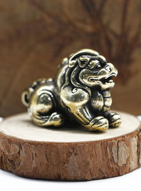 挂件实心招财转运麒麟吊坠男女