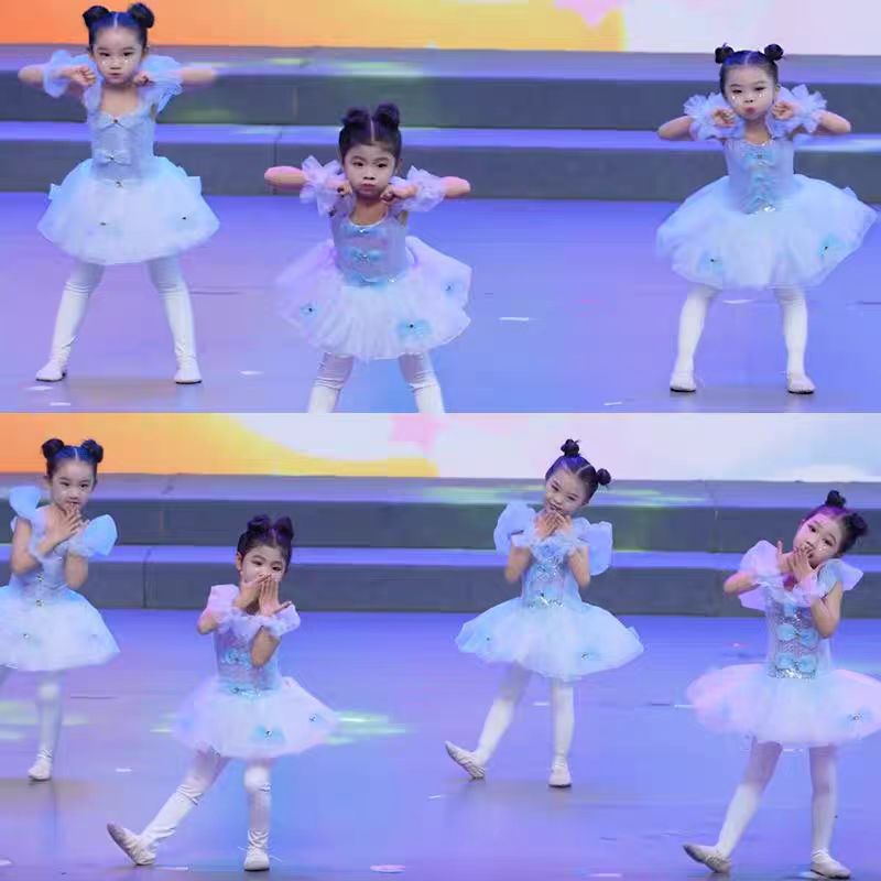 爱跳舞的小怪兽幼儿园蓬蓬纱裙