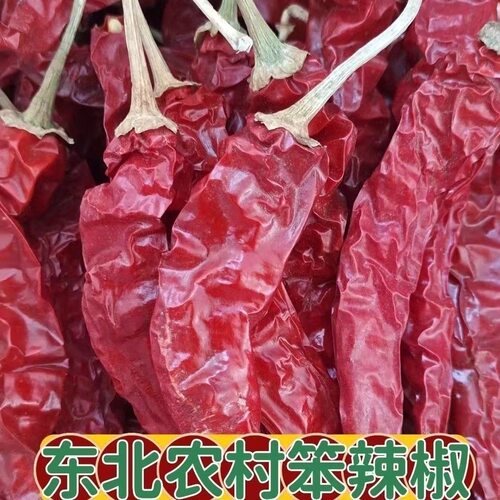 干辣椒农家特产薄皮大红辣椒