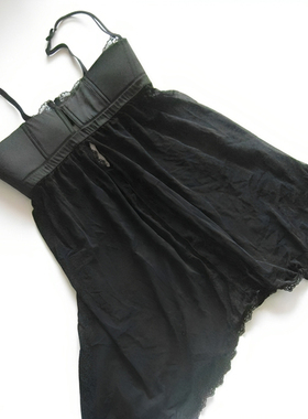 欧美单黑色半透明网纱前开叉无钢圈内衣短款70BCDE75BDE80CD90BC