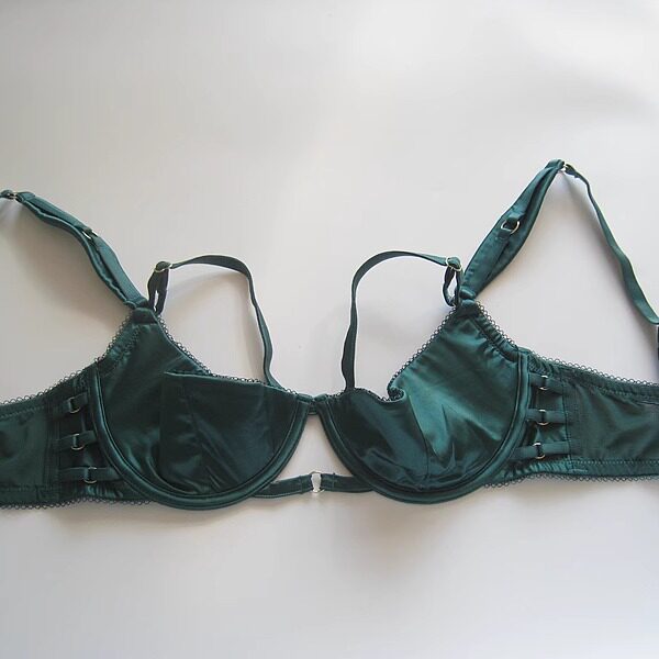 欧美单性感乳托有钢圈精致缎面款内衣70GFSesy bra