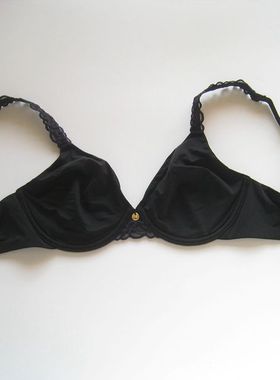 舒适好穿~75DD65D65G80DD65DD90DD黑色超薄文胸内衣nato~~~