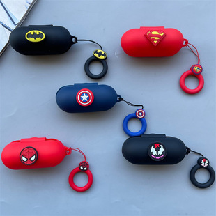 适用索尼Sony WF-C510无线蓝牙耳机可爱卡通复仇者联盟软壳硅胶保护套WFC500防尘壳时尚防丢防摔收纳套C700壳