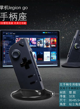 适用联想LEGION GO手柄座保护壳掌机左座软透明壳保护壳2023年防刮防摔抗震拯救者LegionGO掌机手柄座透明套