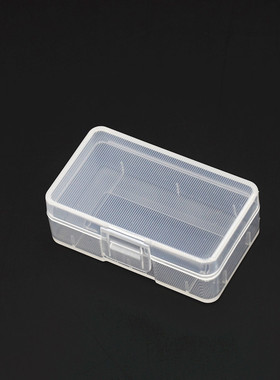 9V电池收纳盒单节/双节透明白色电池盒6F22电池空盒PP料储存盒子