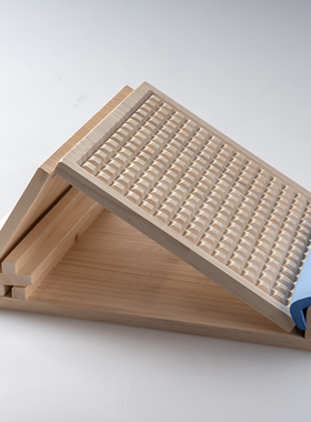 厂家直销实木折叠拉筋板理疗健身器瘦腿站立式美体踏板小腿拉伸板