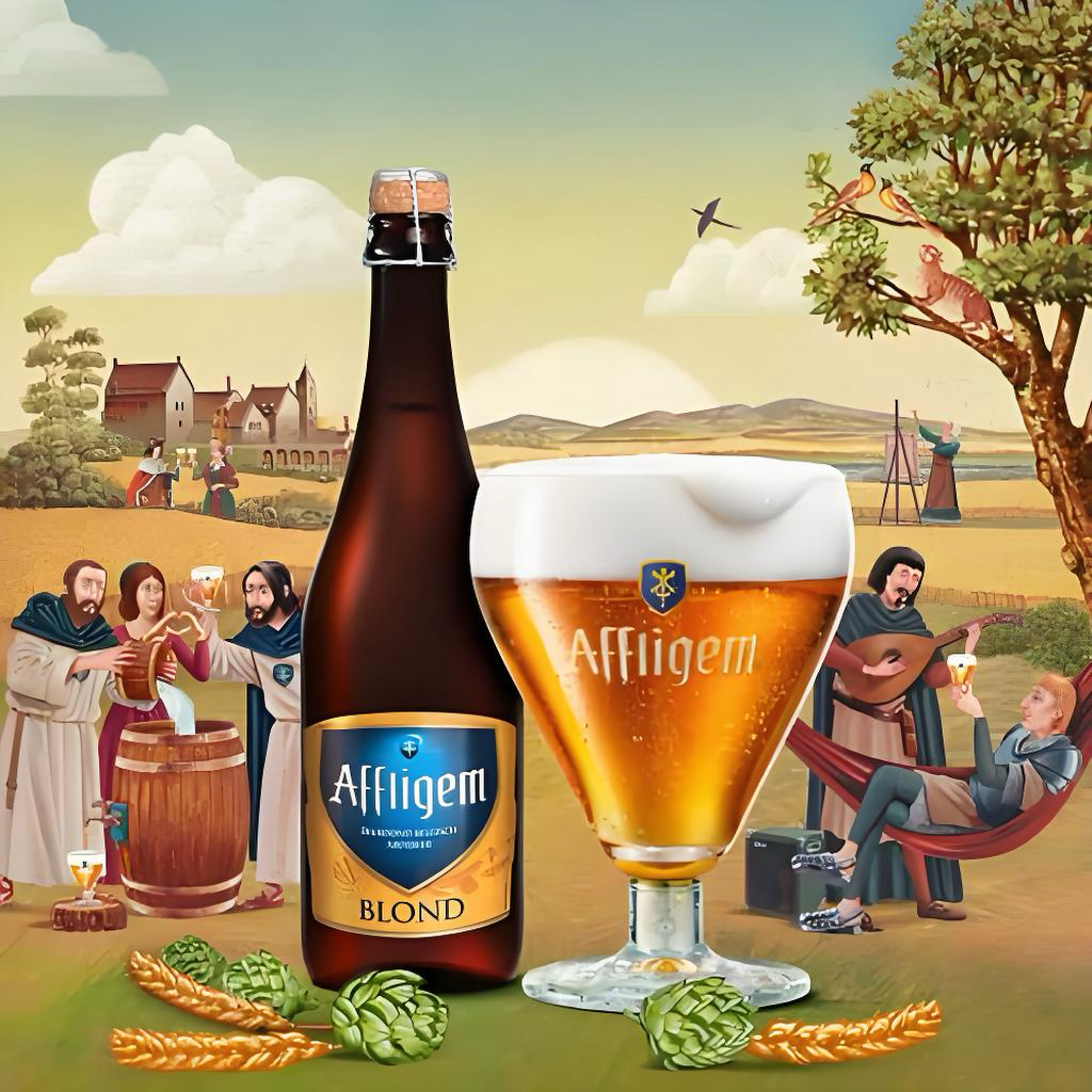 修道院 Affligem 比利时 六骑士啤酒 750ml*6瓶