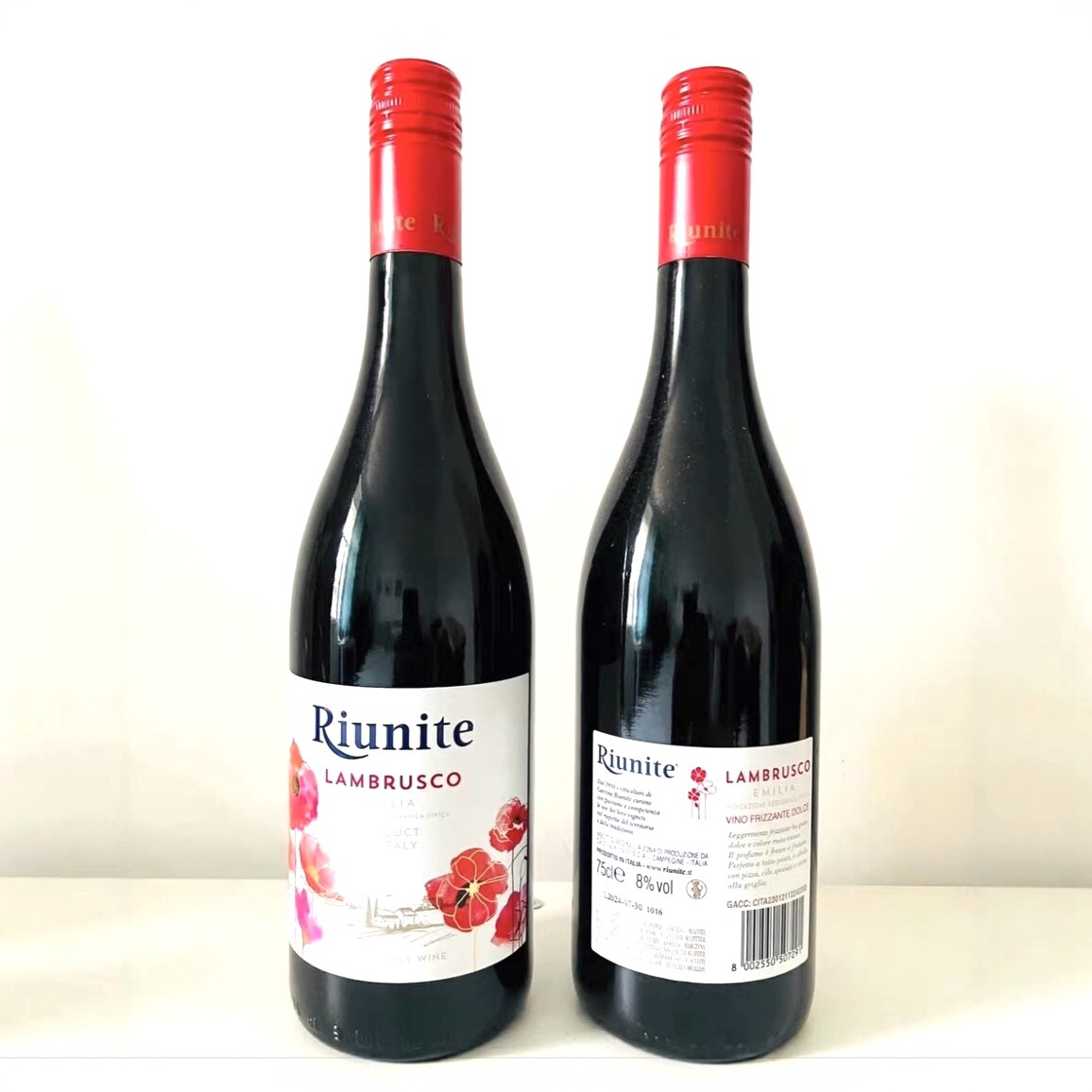 优尼特 Riunite 莫斯卡托甜红起泡酒