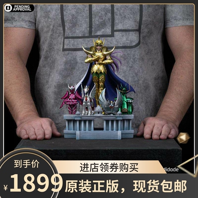 顺丰现货 Iron Studios 1/10 圣斗士星矢 十二黄金 白羊座 穆雕像