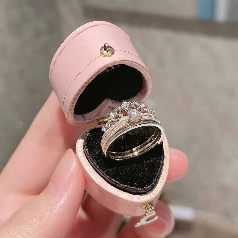 公主同款城堡烟花皇冠戒指女in戒指/指环