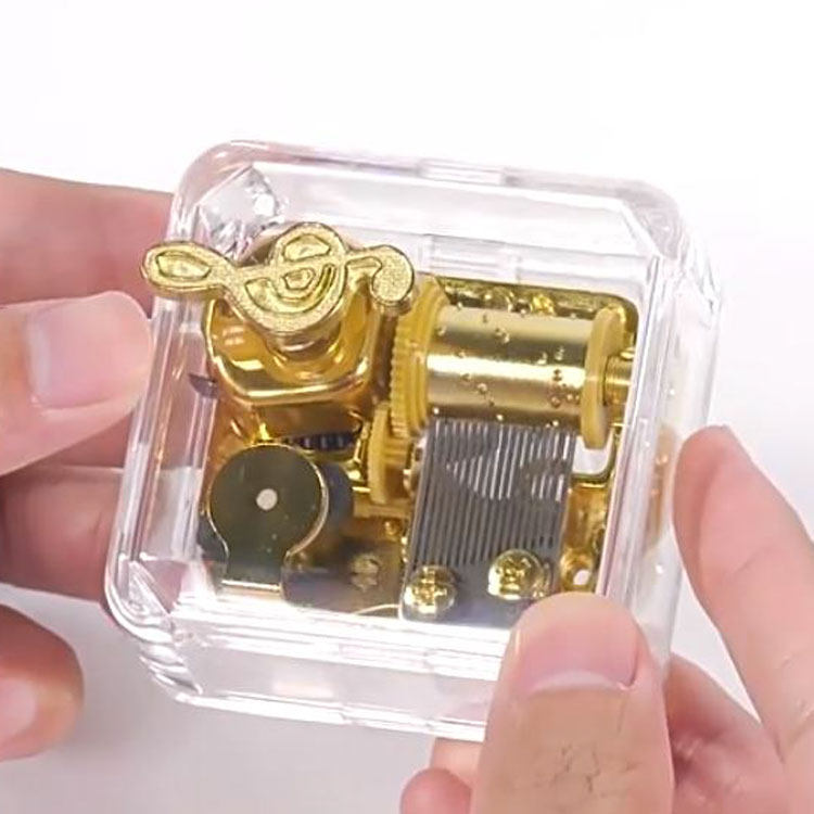 日本进口高音质天空之城发条链条音乐盒八音盒生日礼物卡农送女孩