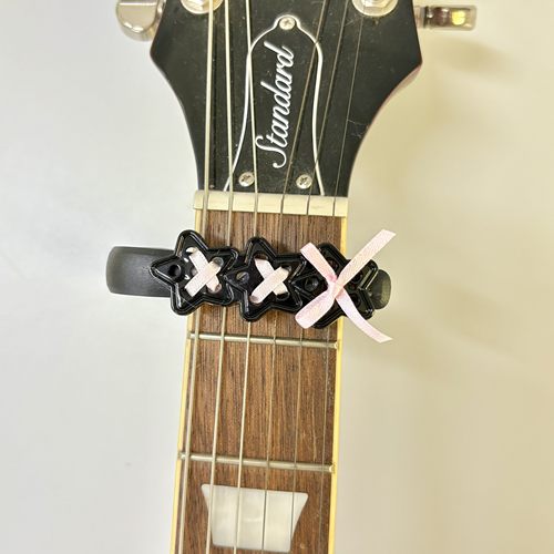 可爱自制民谣吉他尤克里里变调夹调音芭蕾风高颜值变调夹