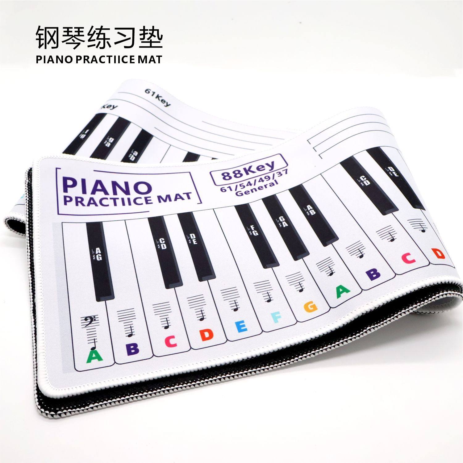 【英文版】标准88键61键盘1∶1电子琴钢琴五线谱初学儿童琴行教学