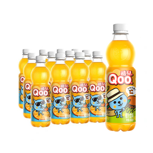 可口可乐美汁源酷儿橙汁果汁味450ml*12瓶装饮料批发整箱