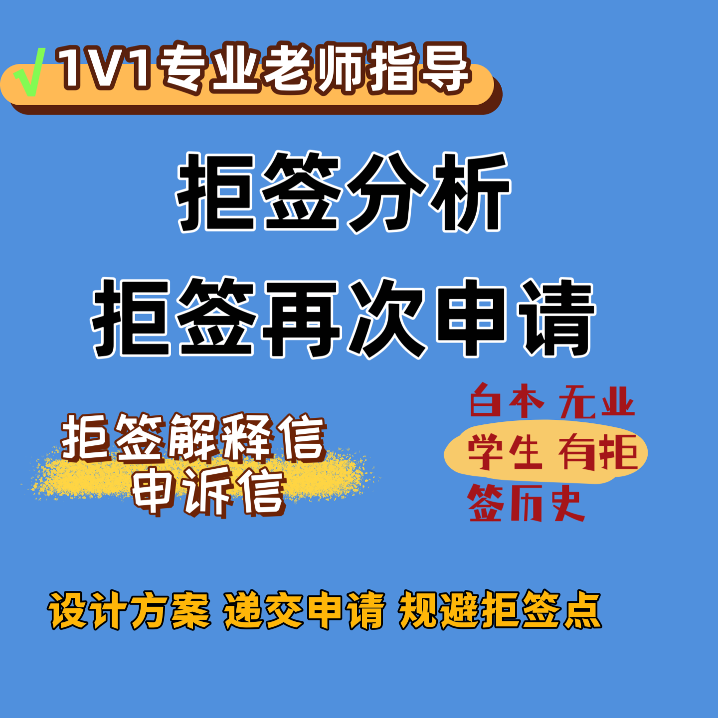 澳洲拒签 英国拒签 加拿大/拒签分析/拒签再签/拒签二次申请