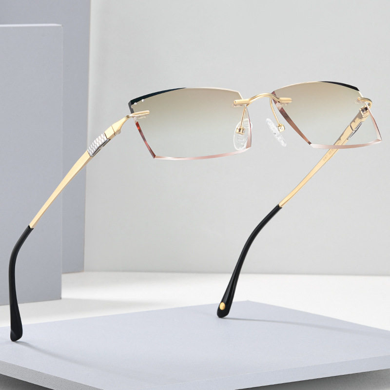 纯钛无边框近视眼镜男韩版潮网上可配度数大脸显瘦变色防蓝光眼睛,ZIPPO/瑞士军刀/眼镜,定制成品光学镜,淘宝优惠券,粉丝福利购,淘宝优惠卷