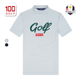 24夏季 RyderCup莱德杯高尔夫男装 印花轻盈透气半高领T恤 时尚 短袖