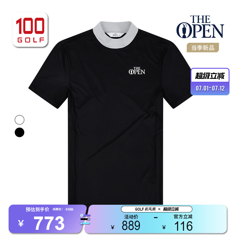 THEOPEN高尔夫男装短袖轻薄透气