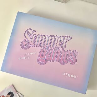 TF家族四代2025夏日运动会全套双人卡撕拉片小卡手机链原盒已绑重