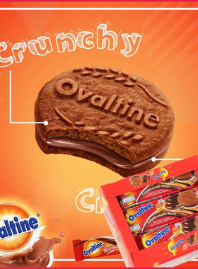 泰国进口Ovaltine阿华田麦芽欧文甜巧克力夹心饼干下午茶网红零食