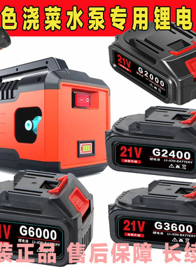 奥莱邦充电式自动浇菜神器浇水机抽水泵锂电池G2400 G4000 G6000