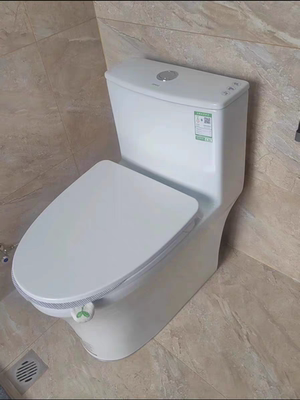 九牧11475连体马桶抗菌易洁釉面爆风式小户型坐便器脲醛盖板