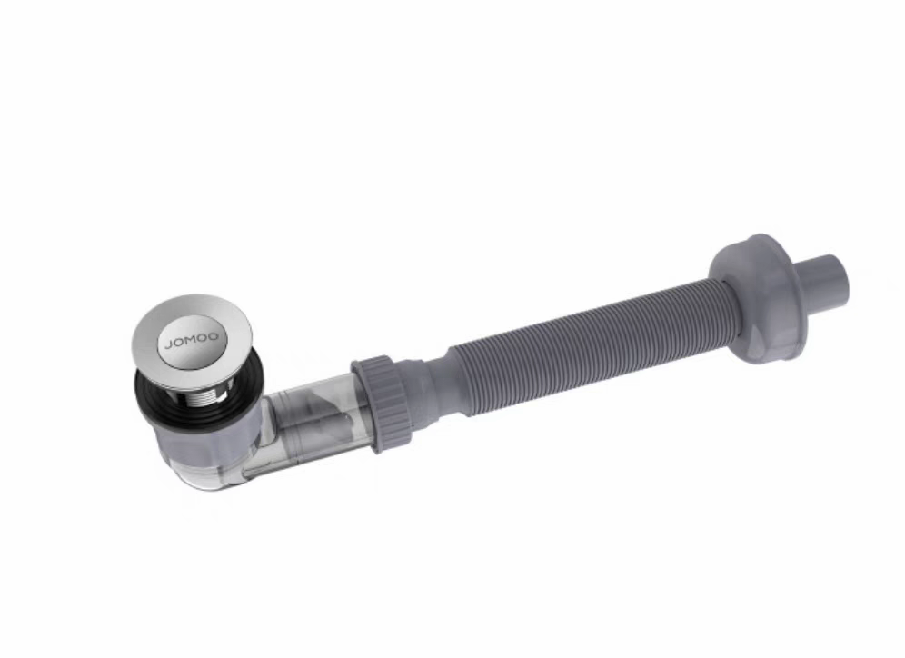 九牧X9B730横排下水浴室柜面盆台盆翻板弹跳枪灰色防臭下水套装,家装主材,下水器,淘宝优惠券,粉丝福利购,淘宝优惠卷