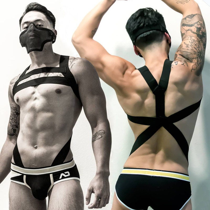 男攻三角低腰u凸窄边小内裤紧身gay个性潮流超紧s诱惑时尚受