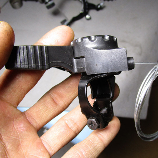 自行车变速器指拔改装变速用拨链器分体式指拨方便改21速5速3速用