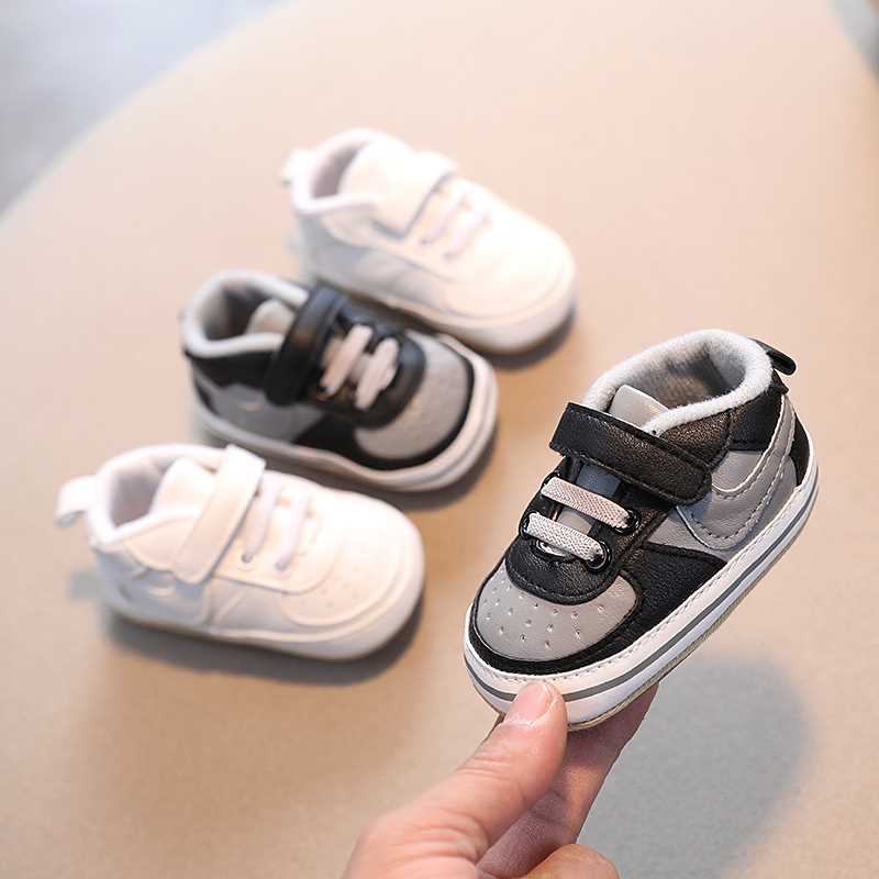 春秋季0-1岁男女宝宝3-6-12个月婴儿鞋子软底防掉半岁学步鞋9幼儿-封面