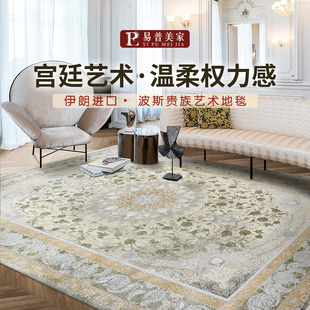 易普美家2025新款伊朗进口波斯地毯美式法式复古中古风卧室客厅毯