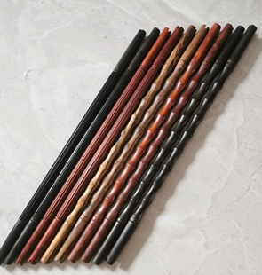 实木小鸟杠乌木红子贝子站杆黄金檀竹节跳杠犀牛紫檀拉丝杠可定做