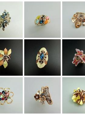 夸张中古戒指气质小首饰品百搭