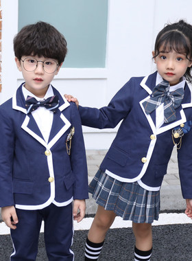儿童纯棉西装套装情侣情侣装青春有你同款演出服摄影打歌学生校服