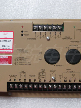 ESD5330 柴油发电机组电子调速器调速板PER5330转速控制器正品