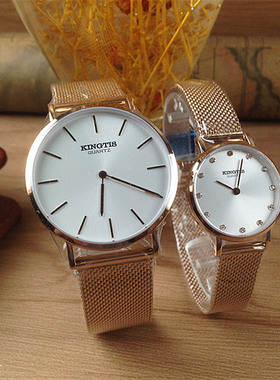 KINGTIS/精铁时手表 正品石英男表 超薄时尚K4041M.RW情侣表4041