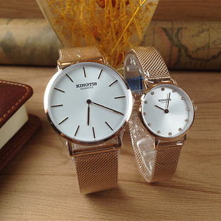 KINGTIS/精铁时手表 正品石英男表 超薄时尚K4041M.RW情侣表4041