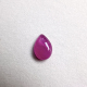 汇美宝矿无烧红宝石裸石3.66ct天然水滴蛋面8 12mm戒指面吊坠素面