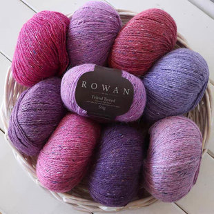 Rowan Felted Tweed进口羊毛羊驼毛线毛衣外套帽子围巾披肩花呢线
