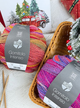 德国LANA GROSSA GOMITOLO INTENSO混纺毛线手工编织钩针棒针毛线