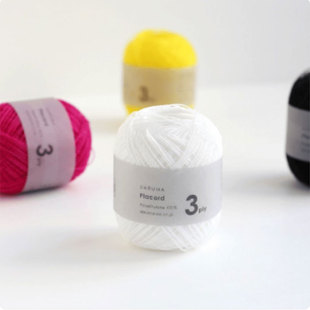 日本进口横田Daruma placord 3ply 横田塑料线钩包包线手工钩编线