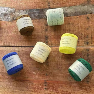 日本横田daruma西班牙超洗美丽奴羊毛袜子线玩偶帽子线耐磨50克装