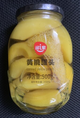 润之家糖水黄桃罐头罐头