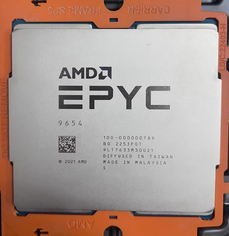 AMD epyc9A84 9k84 9R14 9Y24 CPU  9V74 80核正式版9654QS
