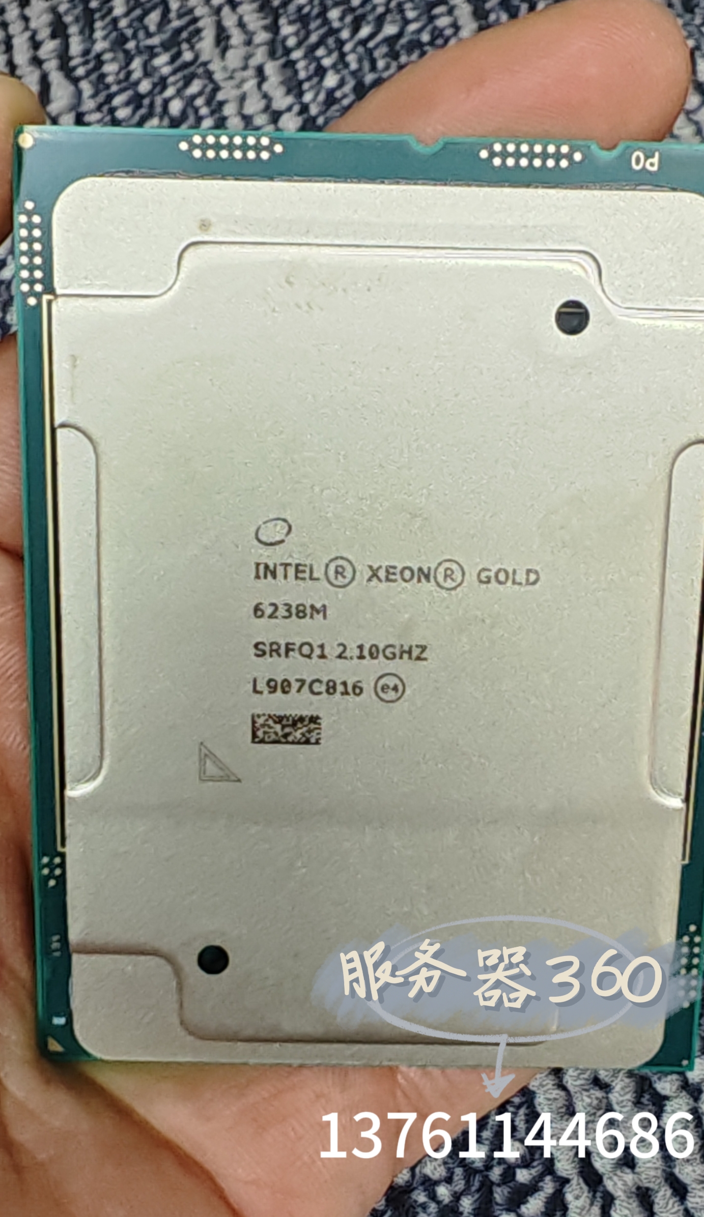 Intel志强 Xeon 6238T/L/M Cpu处理器 主频2.1G 22核  服务器组装