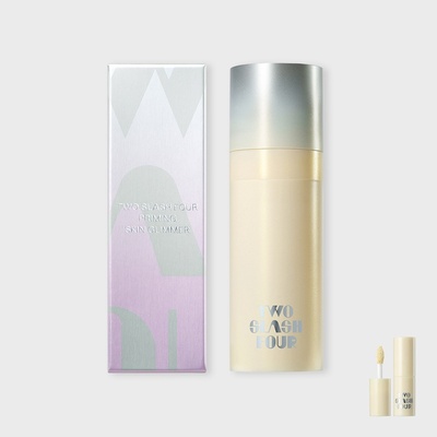 韩国代购 TWO SLASH FOUR priming skin 隔离 25新送迷你遮瑕