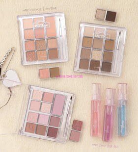韩国Etude/爱丽MBTEye限定My best tone哑光珠光12色眼影盘24年新
